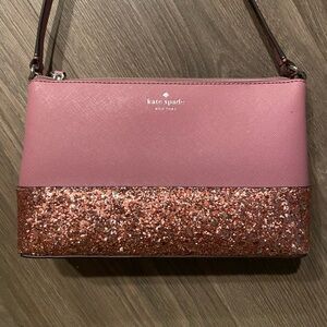Kate Spade Rose Glitter Crossbody Bag-NWOT